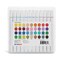 KINGART® Twin-Tip™ Permanent Alcohol-Based Sketch Markers, 36 Colors